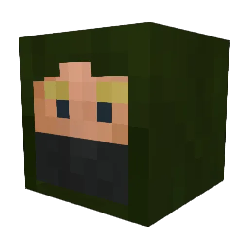 ApostleTrivius Minecraft avatar head, 3D render