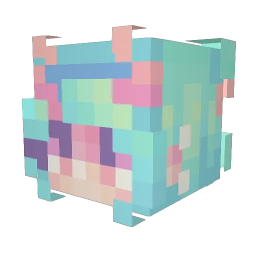 Apostle_Jimbo Minecraft avatar head, 3D render
