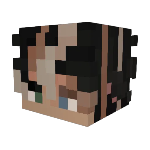 Apostle_Sugii Minecraft avatar head, 3D render