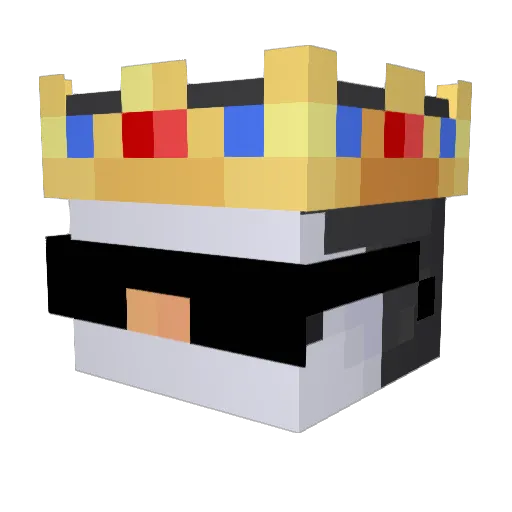 Apotdefleur Minecraft avatar head, 3D render