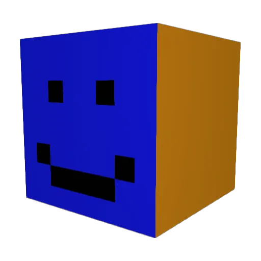 Apoth_ Minecraft avatar head, 3D render