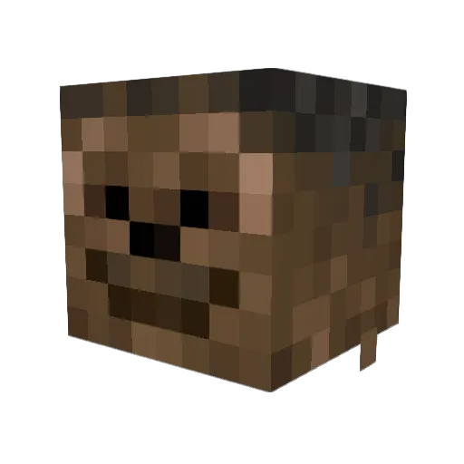 Apoxy96 Minecraft avatar head, 3D render