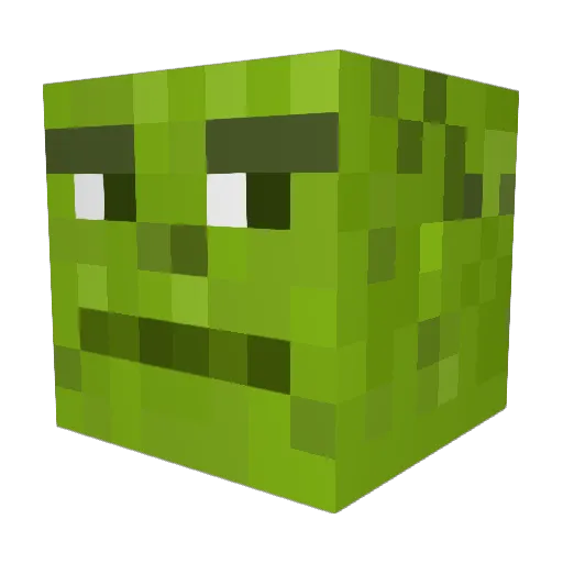 App1eC1der Minecraft avatar head, 3D render
