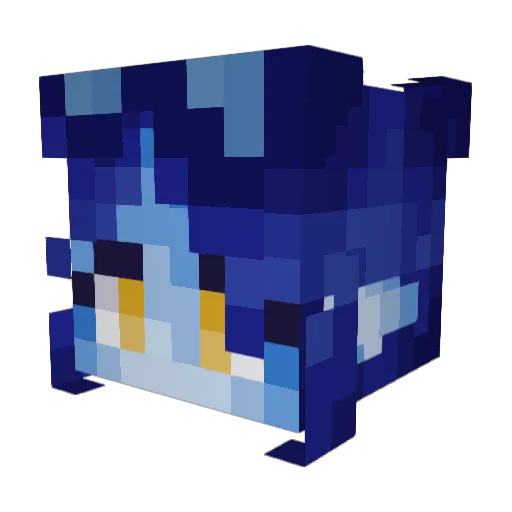 App1eEyes Minecraft avatar head, 3D render