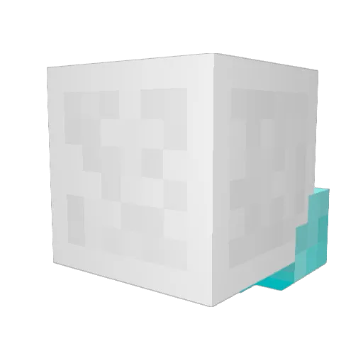 AppAcc Minecraft avatar head, 3D render