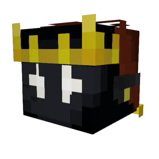 Apparition23 Minecraft avatar head, 3D render
