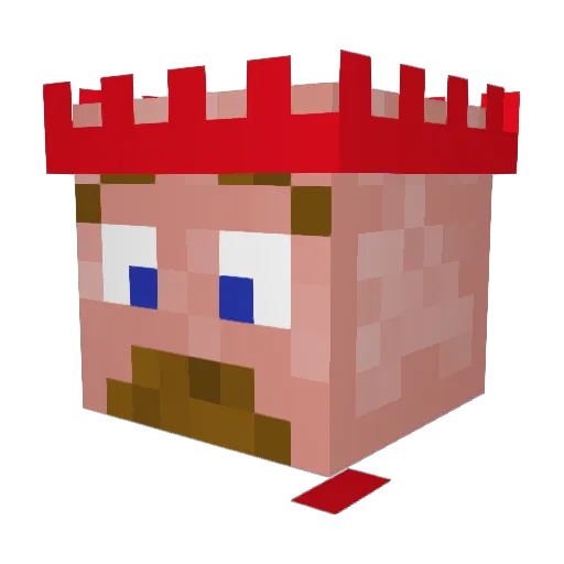 AppelSapjuuh Minecraft avatar head, 3D render