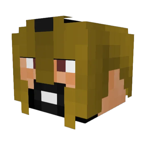 Appello_ Minecraft avatar head, 3D render