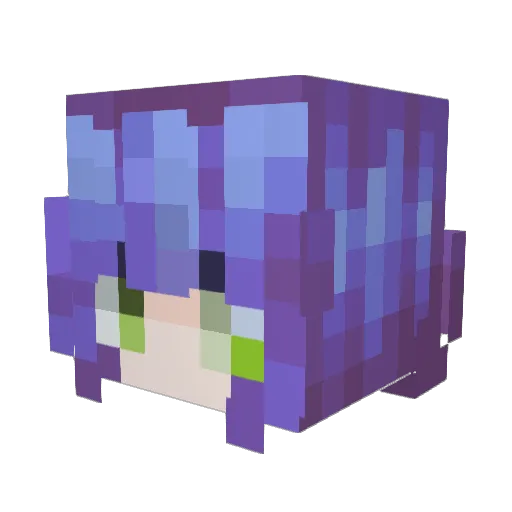 AppiLy Minecraft avatar head, 3D render