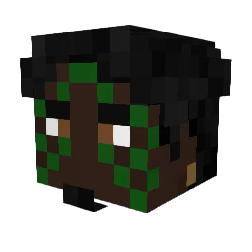 Appie__ Minecraft avatar head, 3D render