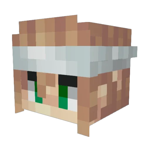 ApplY3D Minecraft avatar head, 3D render