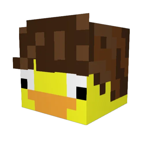 AppleBlade Minecraft avatar head, 3D render