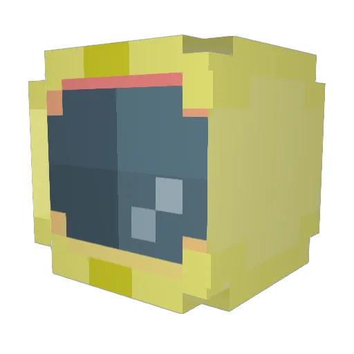AppleBlossom133 Minecraft avatar head, 3D render