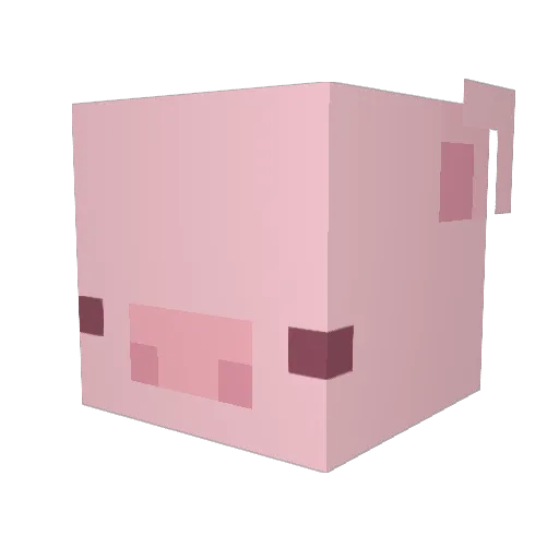 AppleCrownK Minecraft avatar head, 3D render