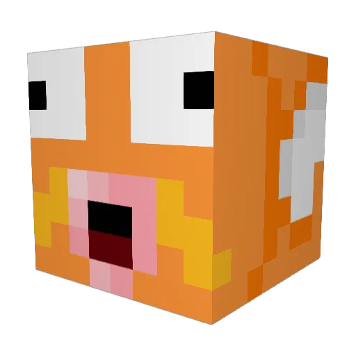AppleGaming12 Minecraft avatar head, 3D render