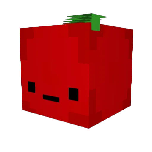 AppleGang1 Minecraft avatar head, 3D render