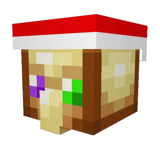 AppleGeek227 Minecraft avatar head, 3D render