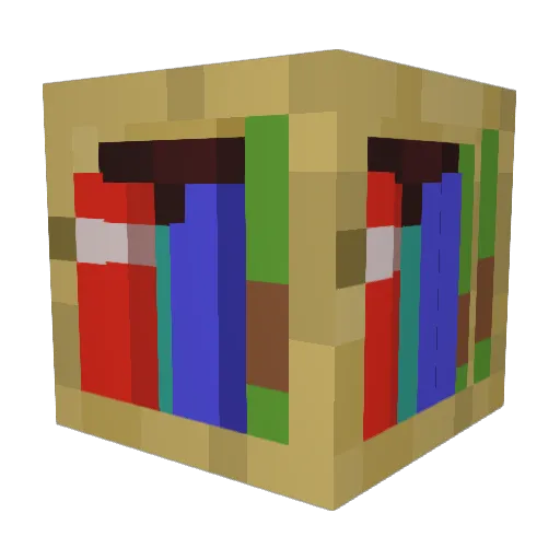 AppleJack77 Minecraft avatar head, 3D render