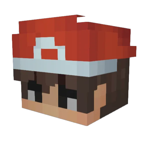 AppleSauceEater3 Minecraft avatar head, 3D render