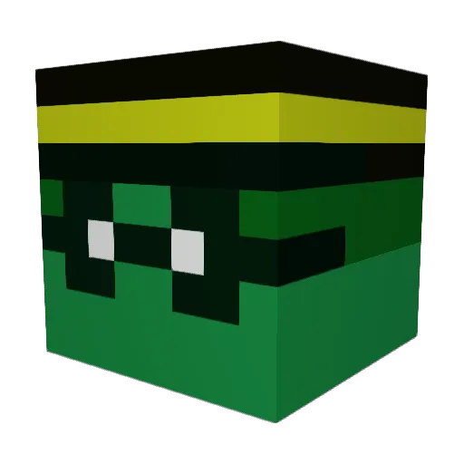 AppleSlice6039 Minecraft avatar head, 3D render
