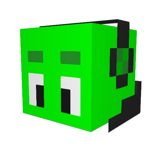 Apple_Ju1c3 Minecraft avatar head, 3D render