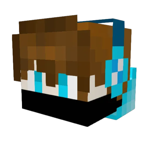 Apple_Rain_123 Minecraft avatar head, 3D render
