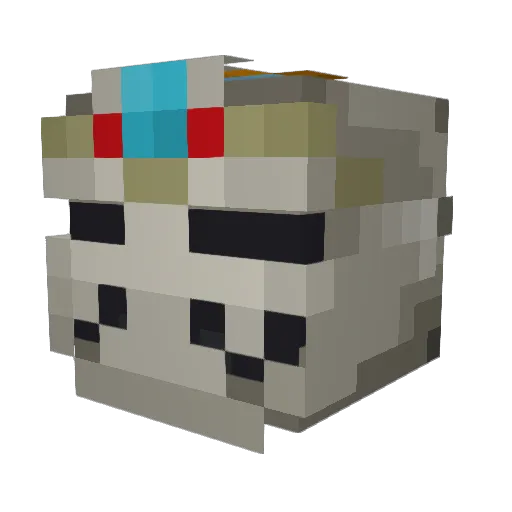 Appleboy2 Minecraft avatar head, 3D render