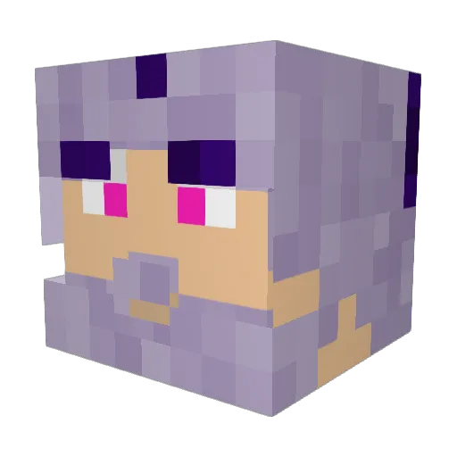 Appledun Minecraft avatar head, 3D render