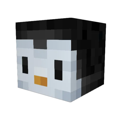 Apples_0609 Minecraft avatar head, 3D render