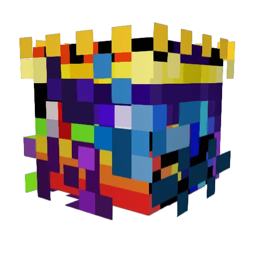 Applesause29 Minecraft avatar head, 3D render