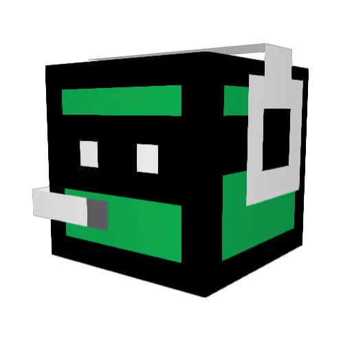 Appleslicer22 Minecraft avatar head, 3D render