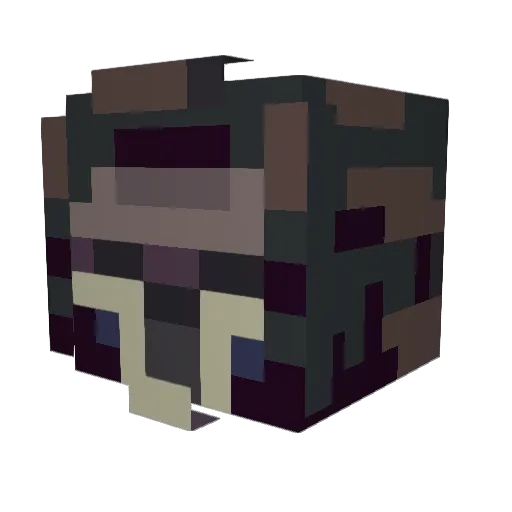 ApprenticeEthage Minecraft avatar head, 3D render