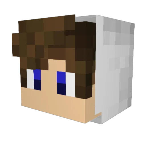 Approxx_ Minecraft avatar head, 3D render