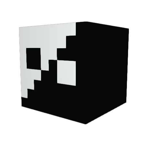 Appstealer Minecraft avatar head, 3D render