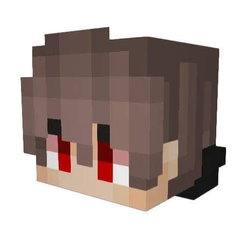 Appsyz Minecraft avatar head, 3D render