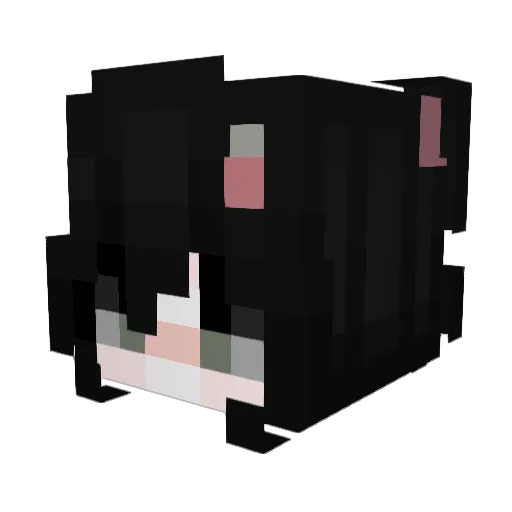 Apricityy1200 Minecraft avatar head, 3D render