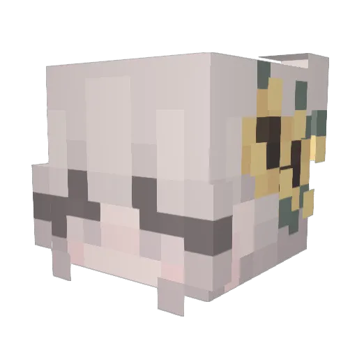 AprilL200803 Minecraft avatar head, 3D render