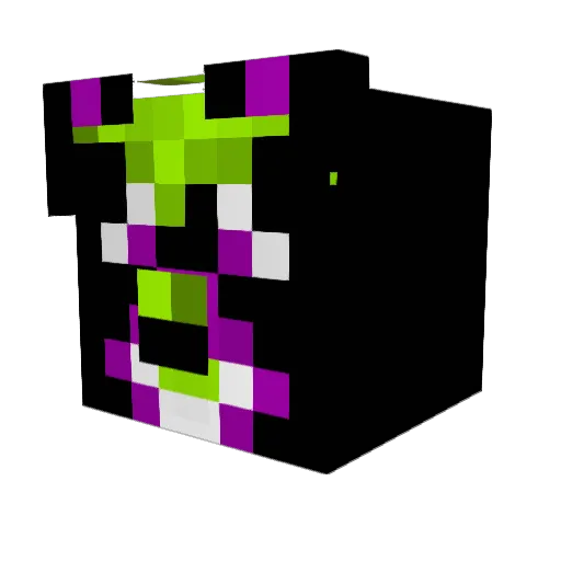 Aprocks Minecraft avatar head, 3D render