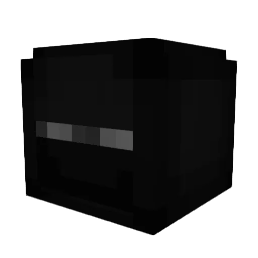 Apser Minecraft avatar head, 3D render
