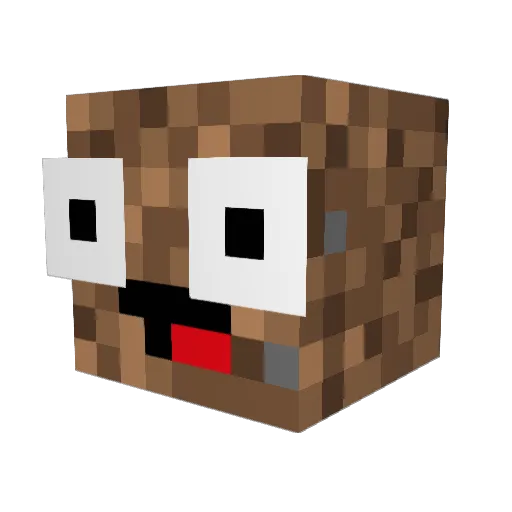 Apsiolio Minecraft avatar head, 3D render