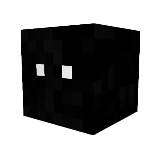 Aptylique Minecraft avatar head, 3D render