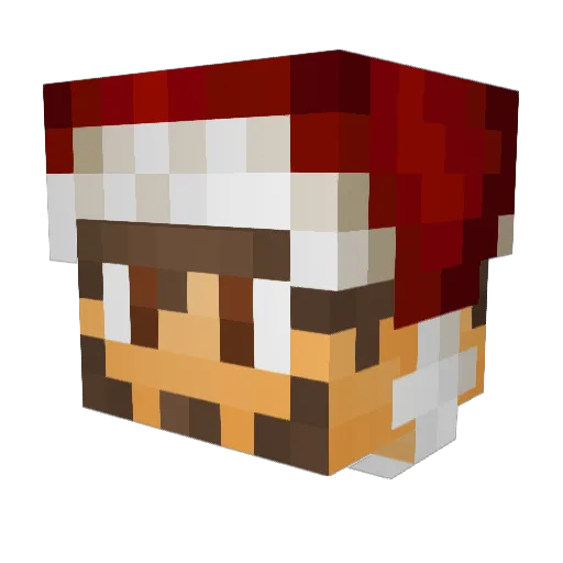 ApucalacaPT Minecraft avatar head, 3D render