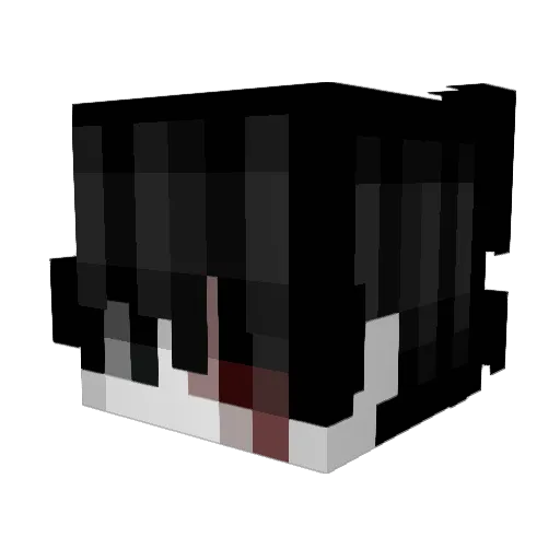 Apvlo Minecraft avatar head, 3D render