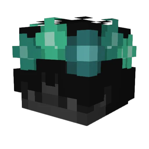 Apw1 Minecraft avatar head, 3D render