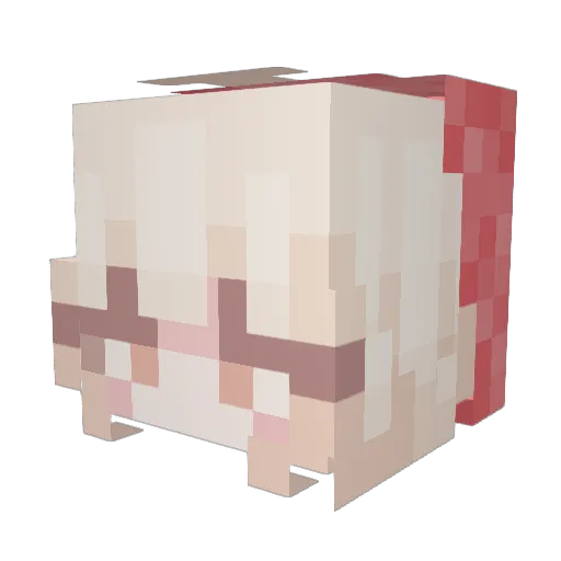 Apxiety Minecraft avatar head, 3D render