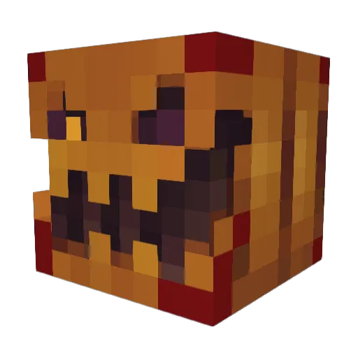 Apxloo Minecraft avatar head, 3D render