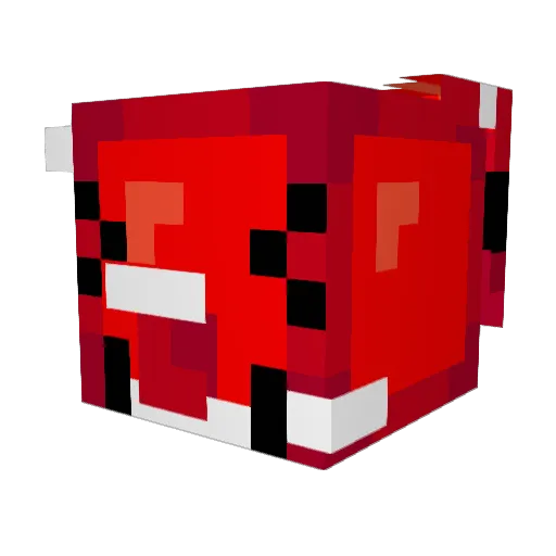 Apyrisol Minecraft avatar head, 3D render