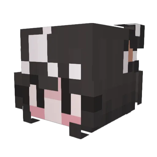 Aqazal Minecraft avatar head, 3D render