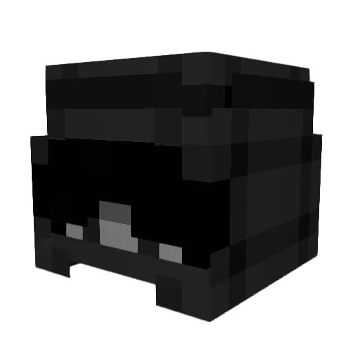 Aqua6767x Minecraft avatar head, 3D render