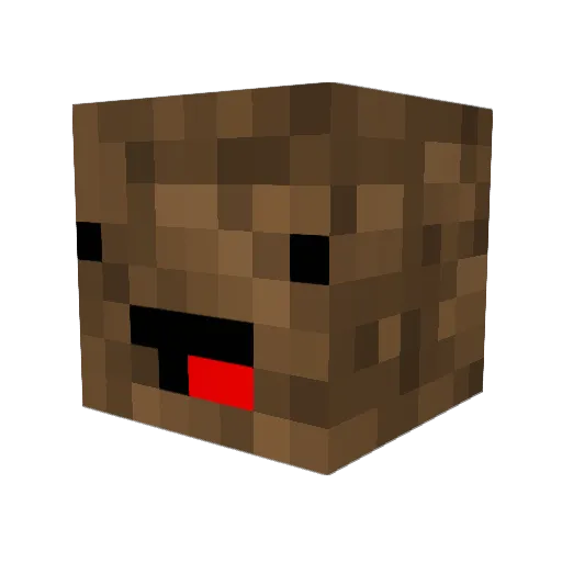 AquaBur_ Minecraft avatar head, 3D render